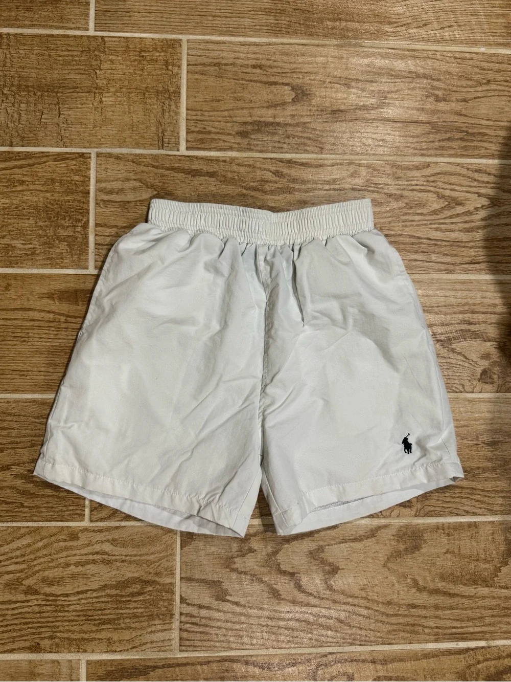 Polo Ralph Lauren white athletic/swim shorts